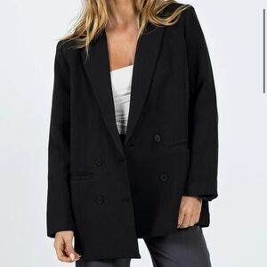 Lioness Black Oversized Blazer